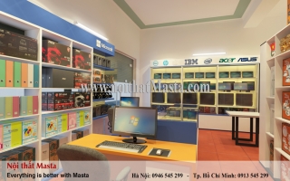 Thiết kế shop máy tính điện thoại tại Quảng Ninh